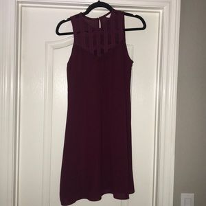 burgundy/red Dress
